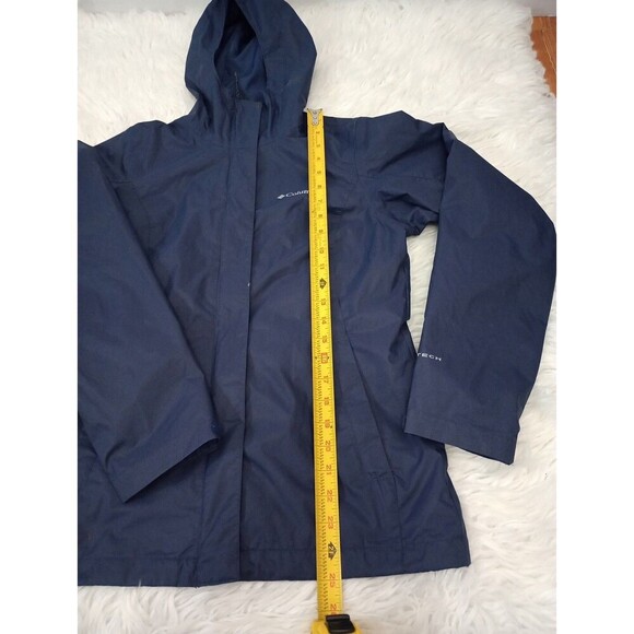 Columbia Sportswear Watertight Rain Jacket, Omni-Tech shell Women's Navy - Picture 3 of 12